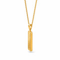 24K Gold Pendant Necklace Z21317