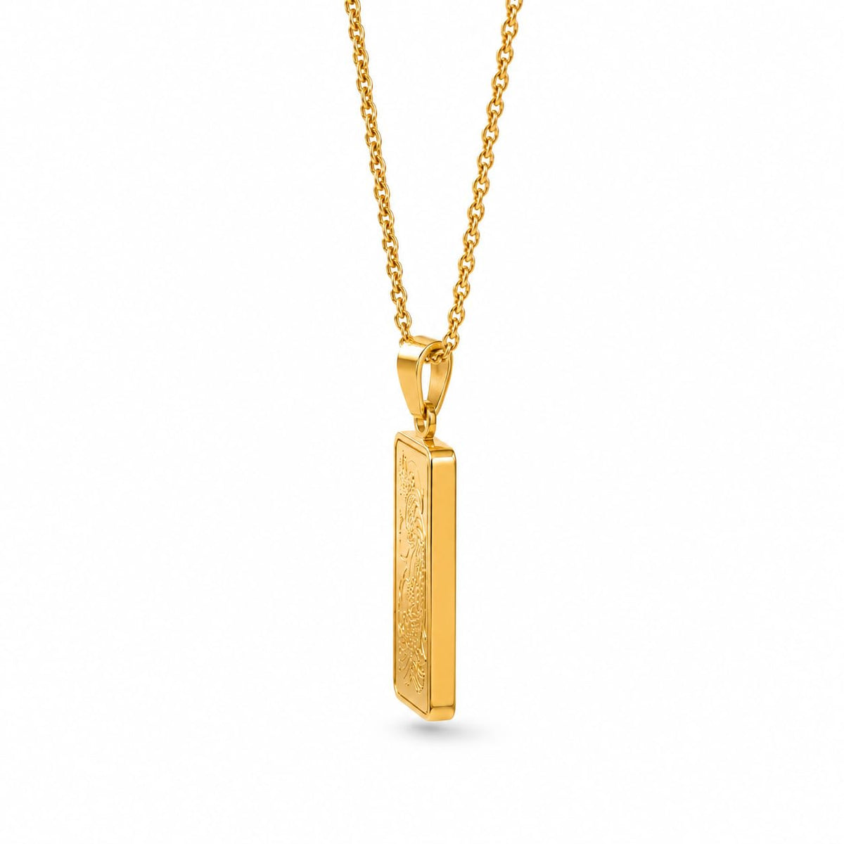 24K Gold Pendant Necklace Z21317