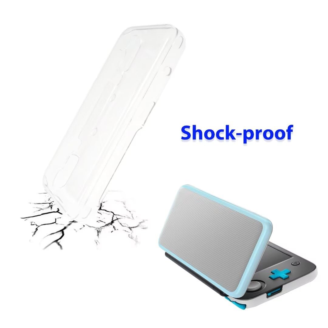 Clear Crystal Hard Shell Case for Nintendo 2DS XL L22124