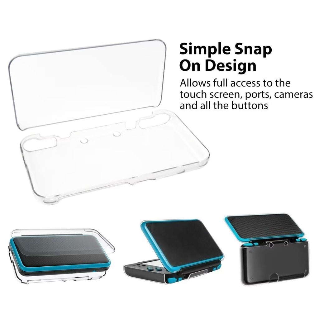 Clear Crystal Hard Shell Case for Nintendo 2DS XL L22124