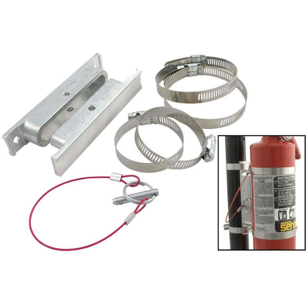 2.5 lbs Quick Release Fire Extinguisher Bracket A1842