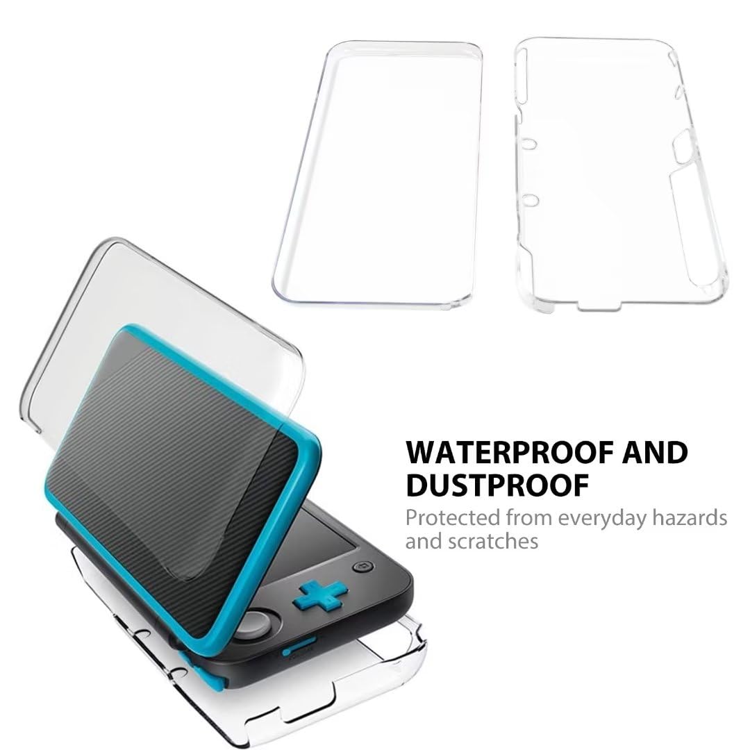 Clear Crystal Hard Shell Case for Nintendo 2DS XL L22124