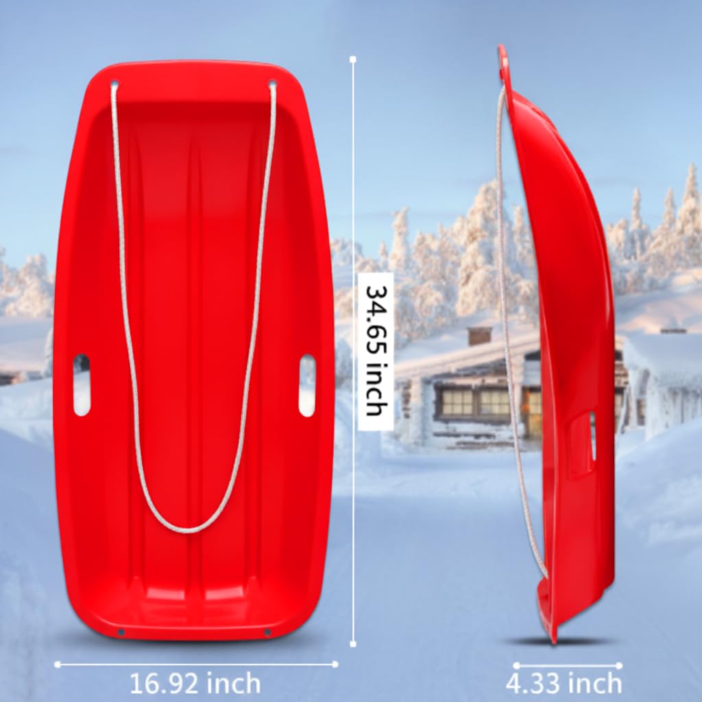 2-Person Sled 35" Toboggan Z901