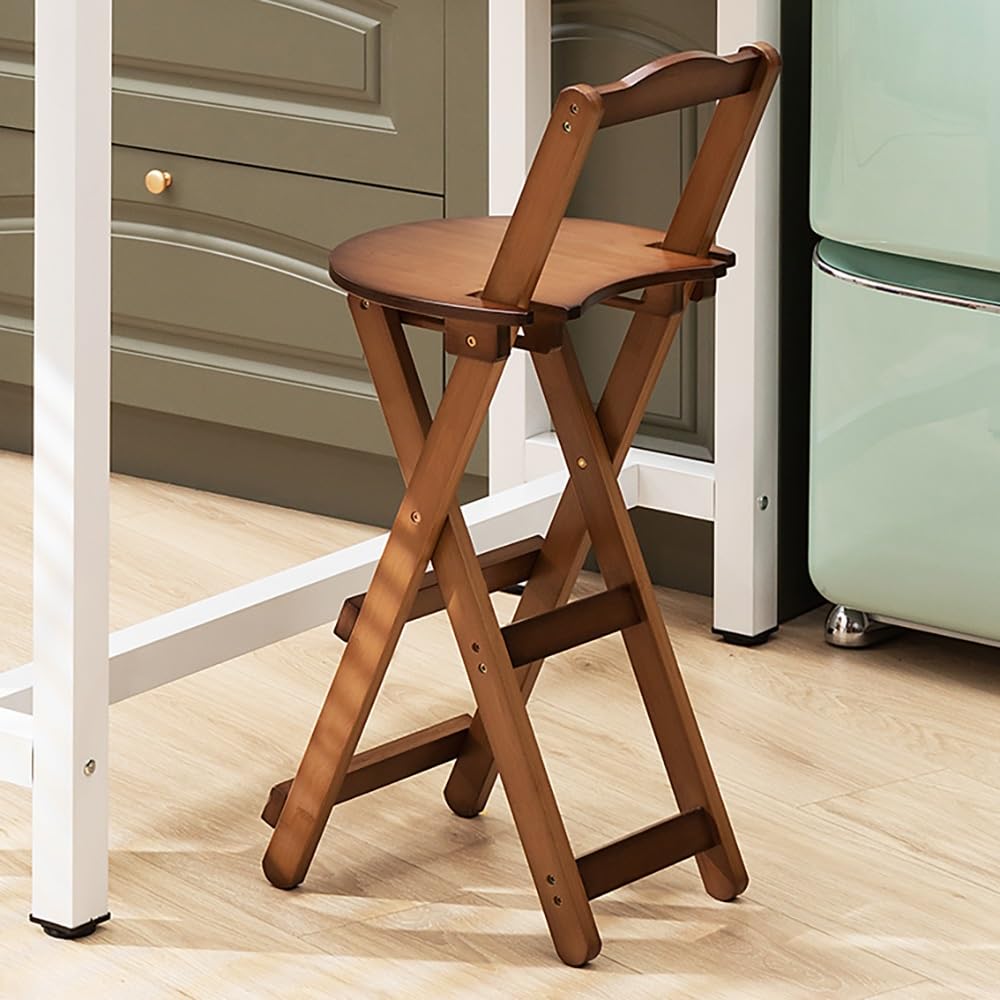Bamboo Folding Stool with Backrest A5030