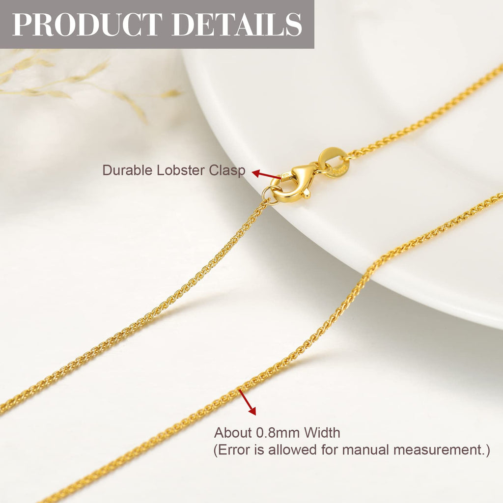 14k Yellow Gold Cuban Link Curb Chain Necklace U936444