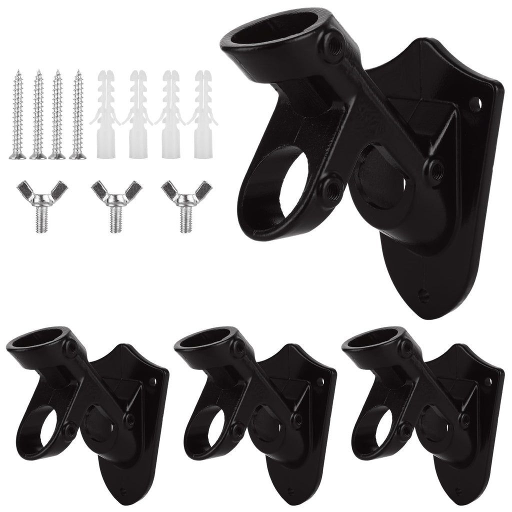 4 Pack Aluminum Flag Pole Holder Brackets 1 inch J7451