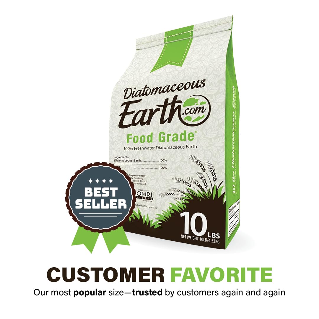 Food Grade Diatomaceous Earth 10lb Organic Powder P10527