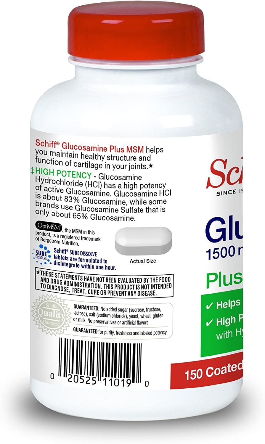 Glucosamine MSM Hyaluronic Acid Joint Supplement O4204
