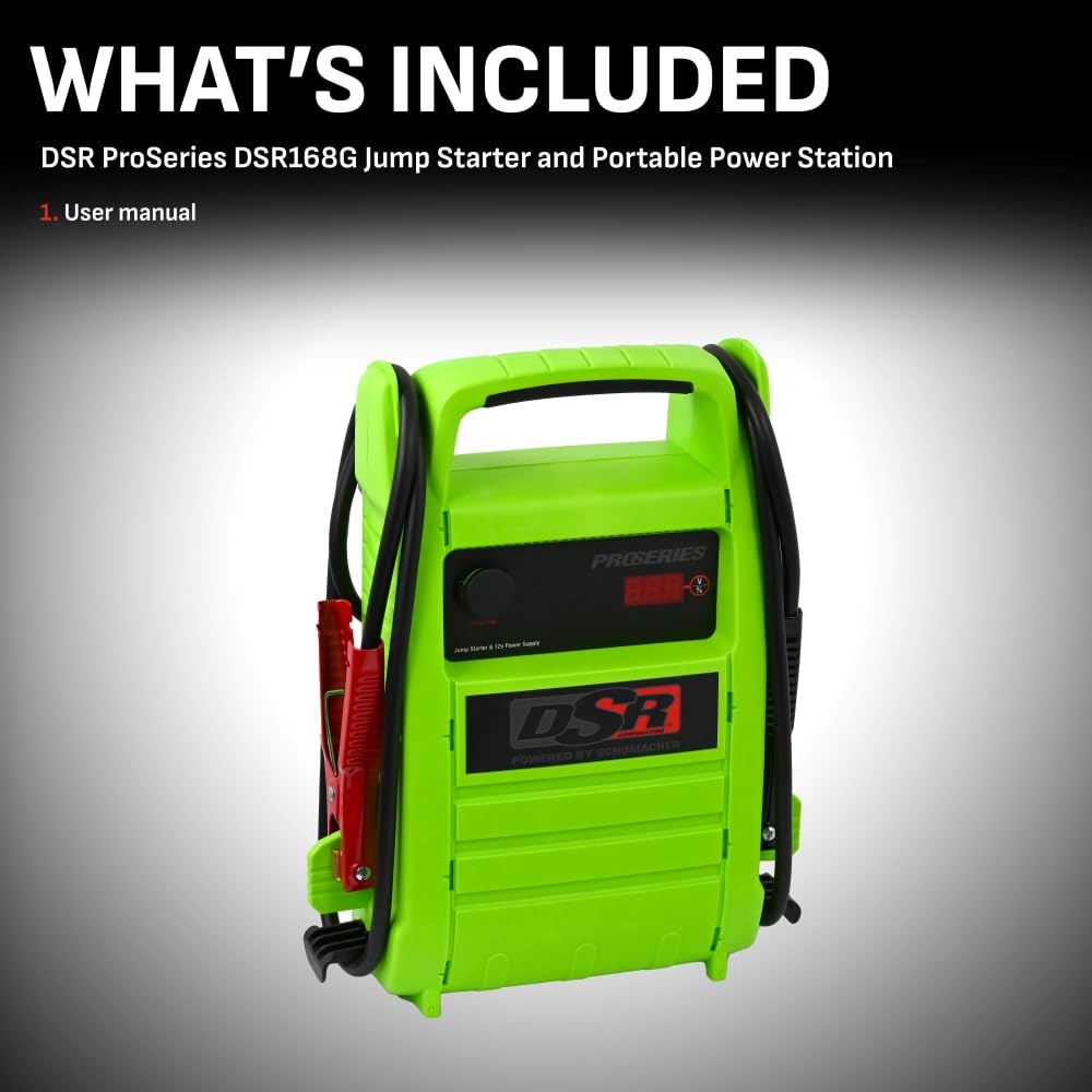Portable 12V Jump Starter & Power Station 2000 Peak Amps Y30595