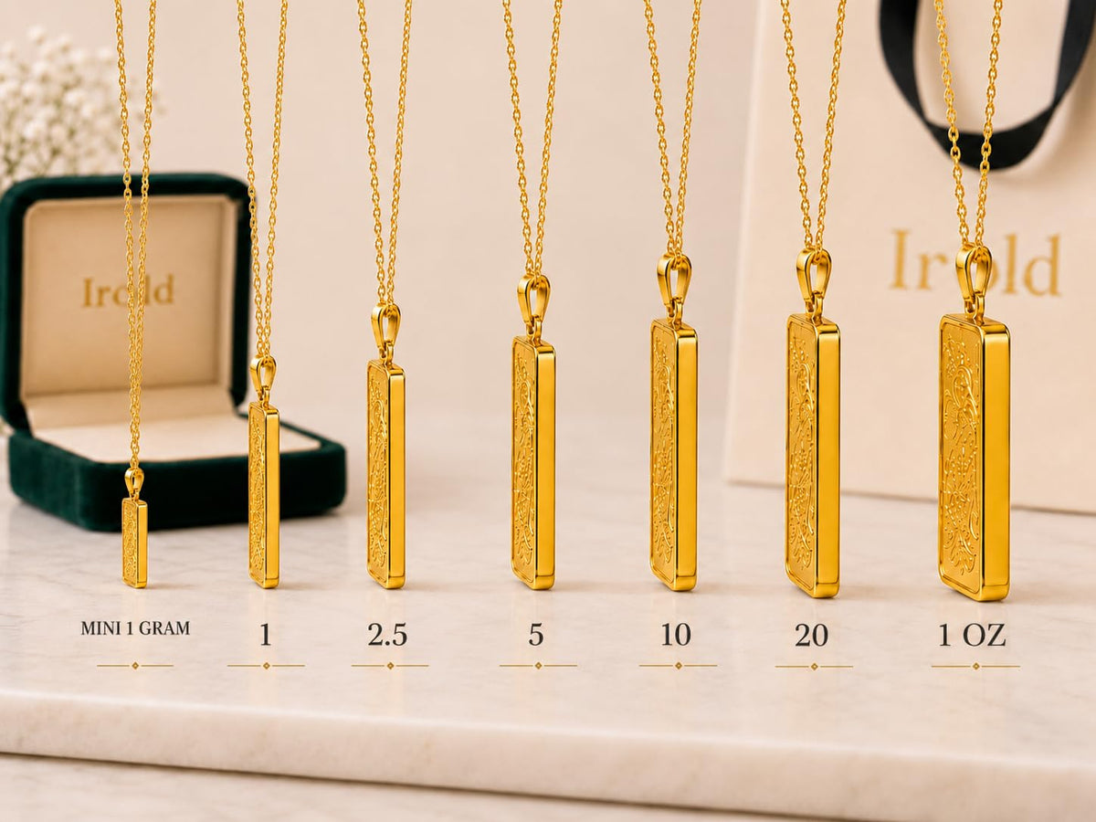 24K Gold Pendant Necklace Z21317