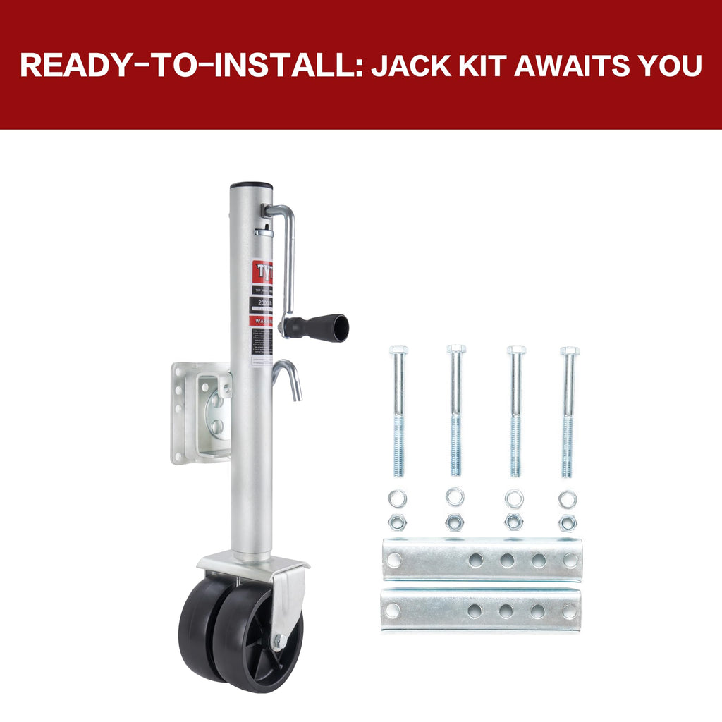 2000 lbs Boat Trailer Jack with Wheel O14095