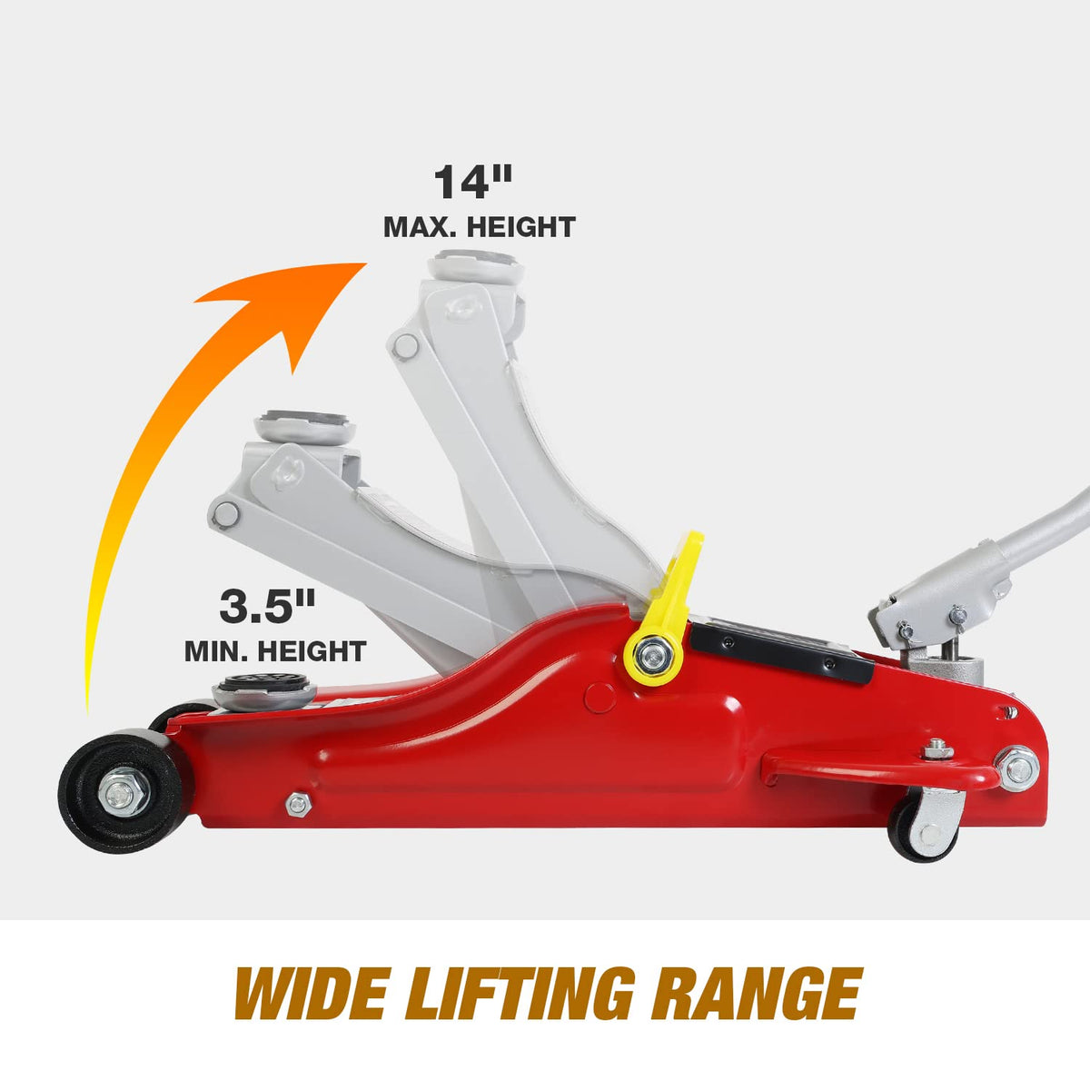 2.5 Ton Low Profile Hydraulic Floor Jack with Storage Case V768023