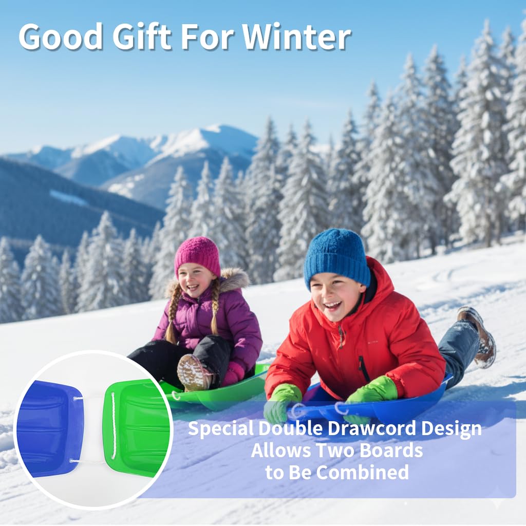 2-Person Sled 35" Toboggan Z901