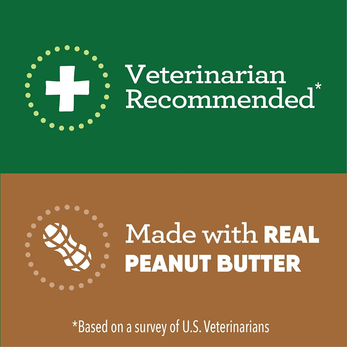 Peanut Butter Flavor Pill Pockets for Dogs 4 Pack U989