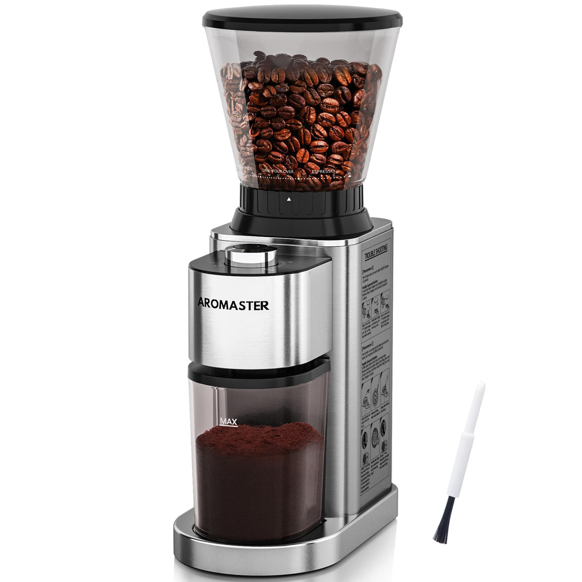 Conical Coffee Bean Grinder, 48 Settings, Anti-Static S6486