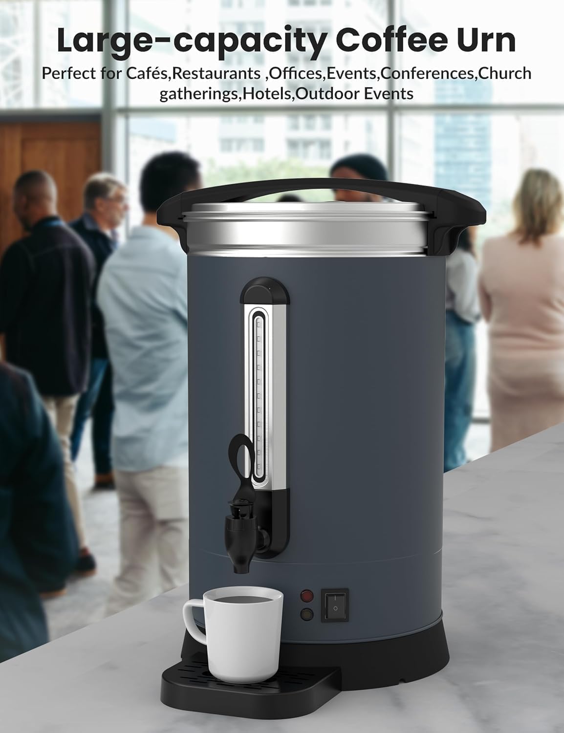 Commercial Coffee Urn 18L Stainless Steel Electric Coffee Maker K298243