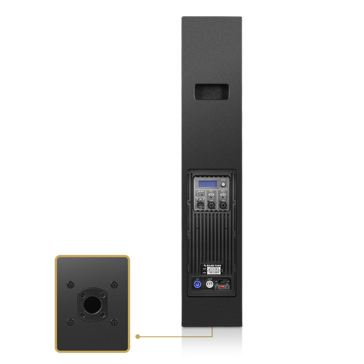 Powered Column Array Speaker System with 18" Subwoofer and Bluetooth P582869