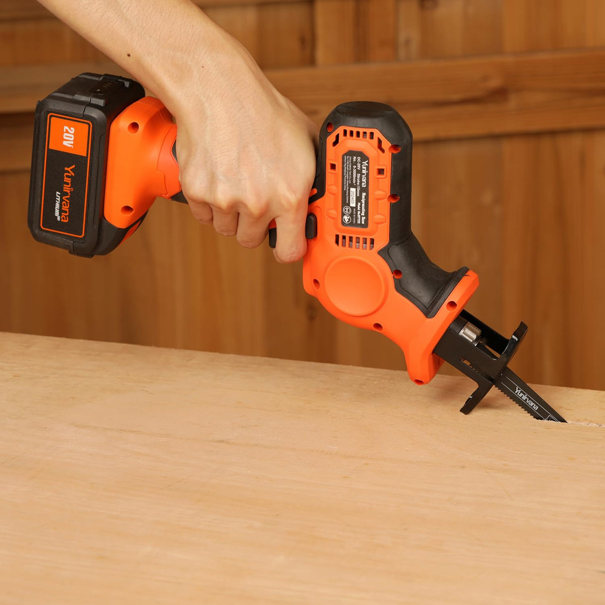 20V Cordless Reciprocating Saw Kit with Wood and Metal Blades B219
