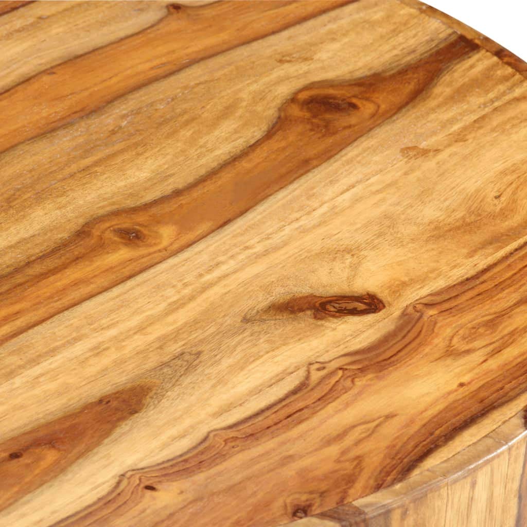Round Wood Coffee Table with Storage K82245