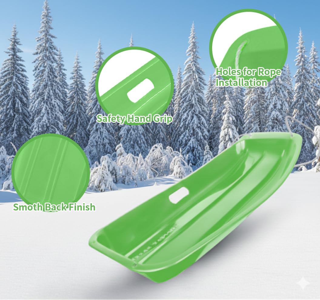 2-Person Sled 35" Toboggan Z901