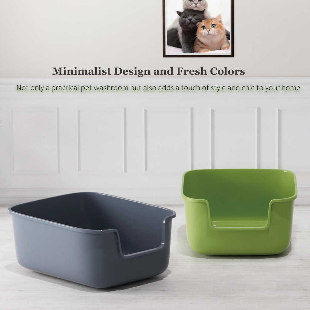 Large High Sided Anti-Splashing Cat Litter Box K34331