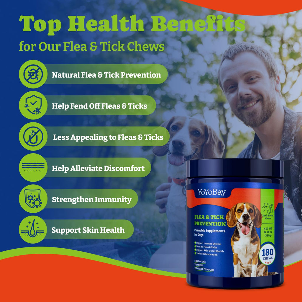 Dog Flea & Tick Prevention Chewables D1200