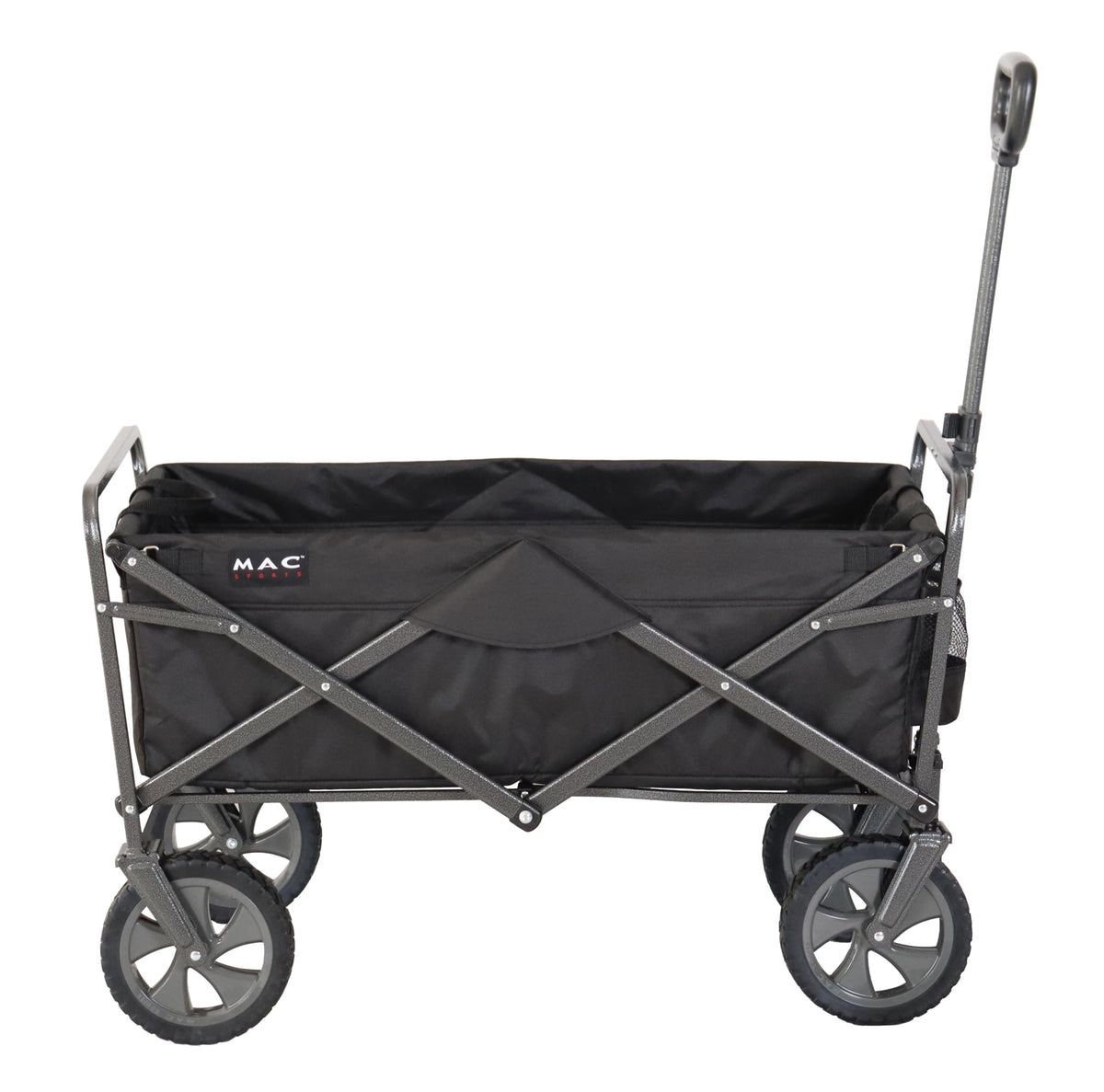Collapsible Folding Outdoor Utility Wagon, Black O180445