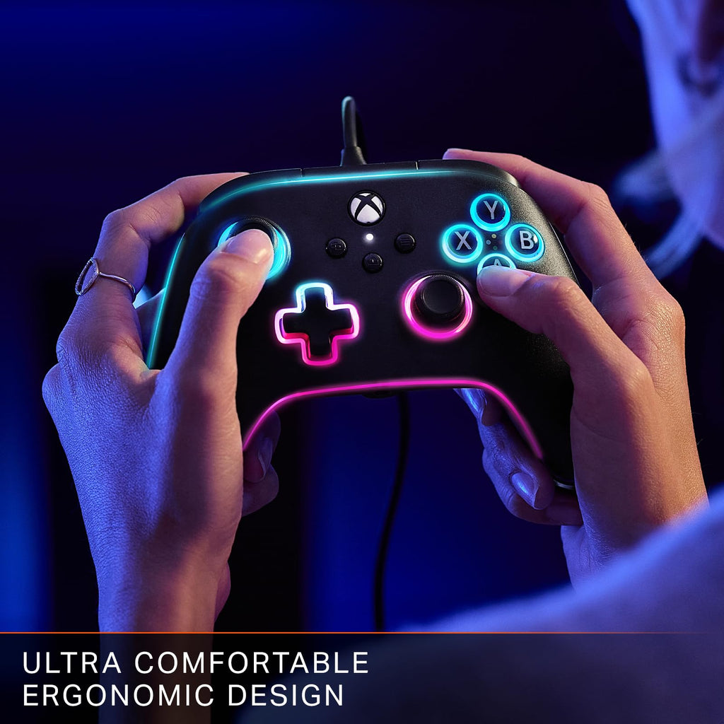 Black Wired Video Game Controller R229