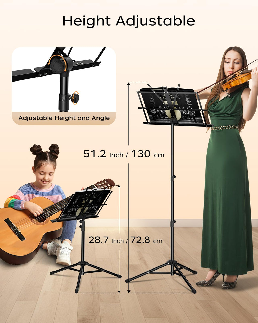 Folding Sheet Music & Book Stand with Bag W617571