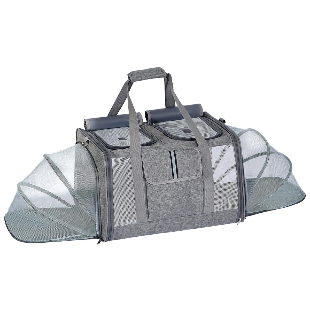 Large Expandable Soft-Sided Cat Carrier A5057