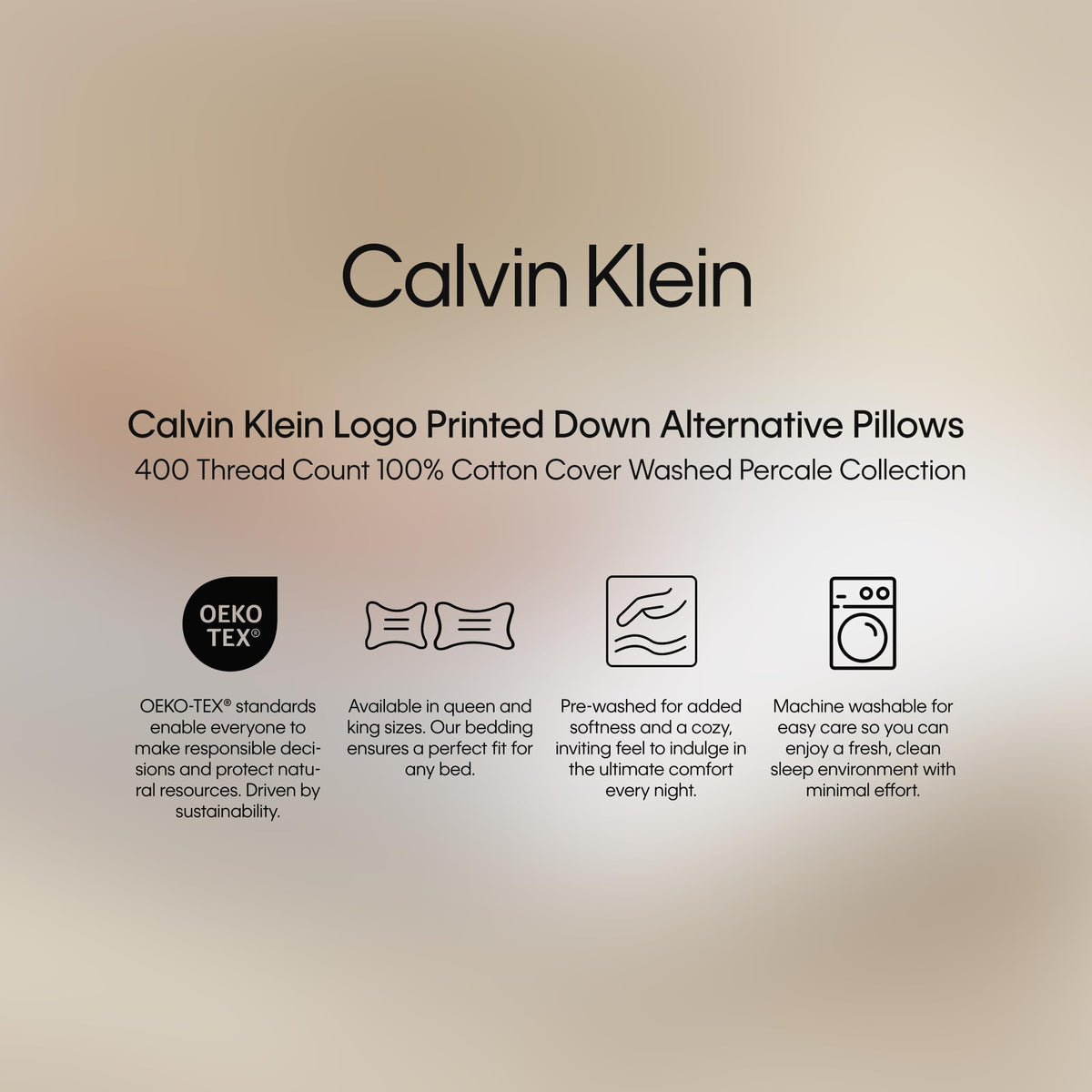King Size Set of 2 Down Alternative Pillow U9632