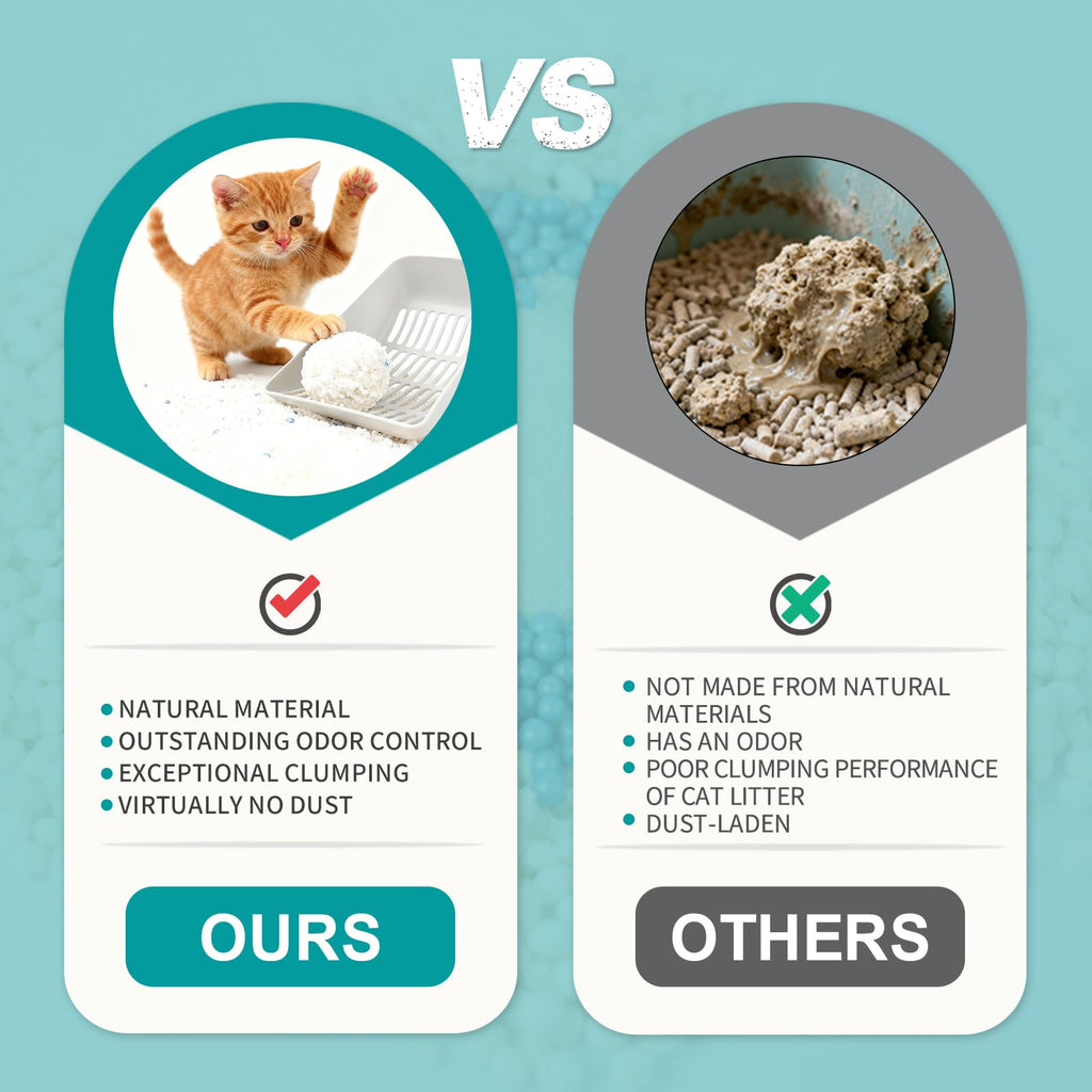Cassava Cat Litter Odor Control Dust-Free Clumping P4585