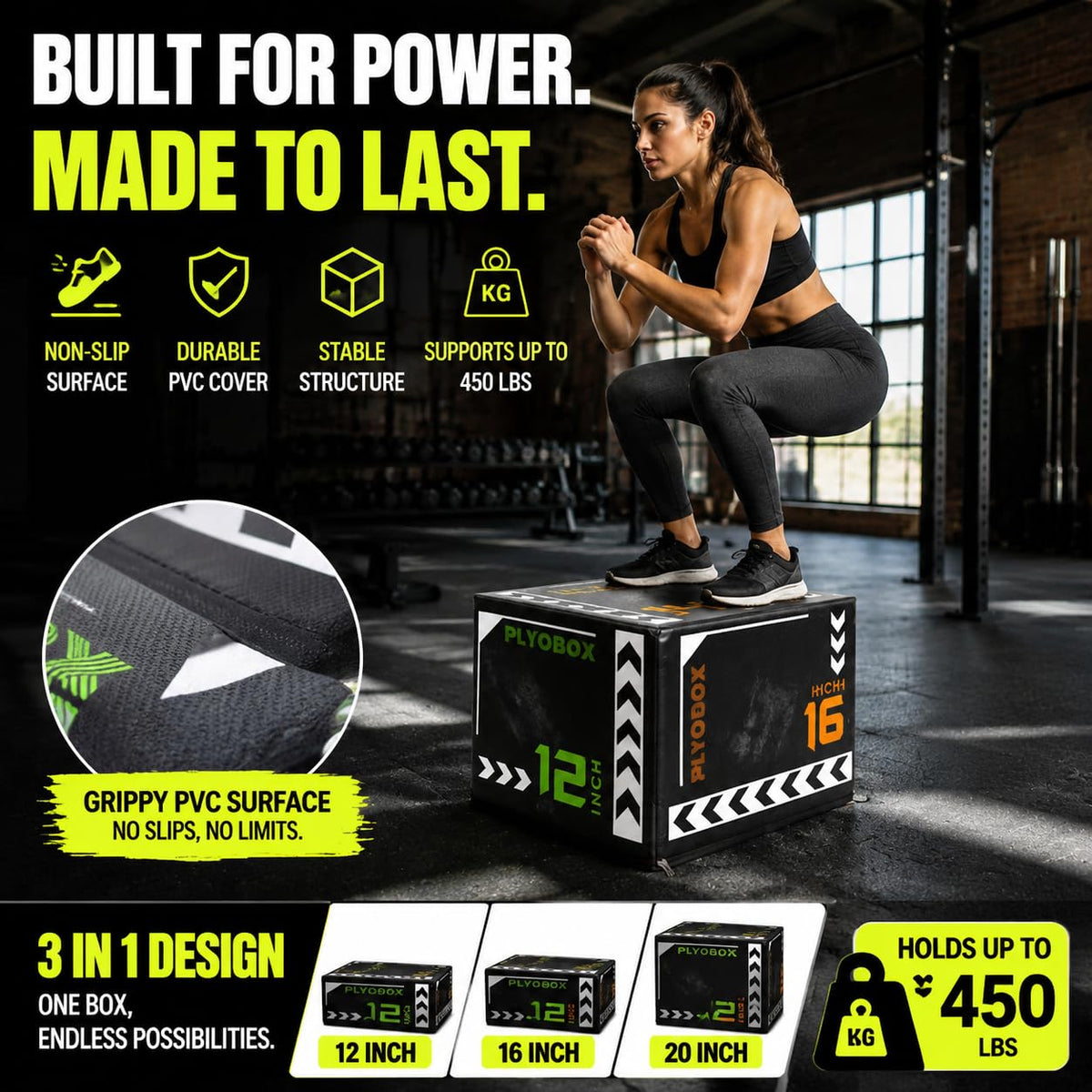 3-in-1 Foam Plyo Box X264094