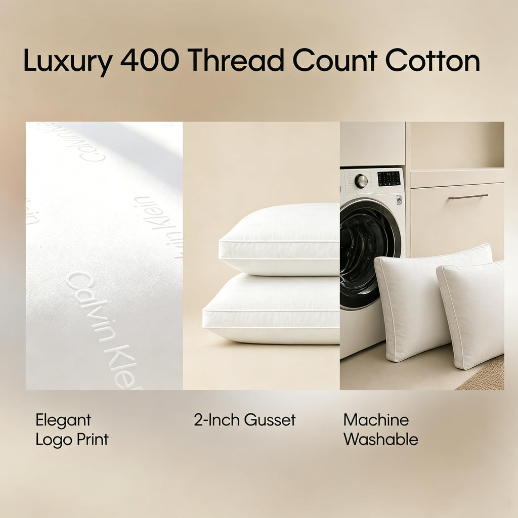 King Size Set of 2 Down Alternative Pillow U9632
