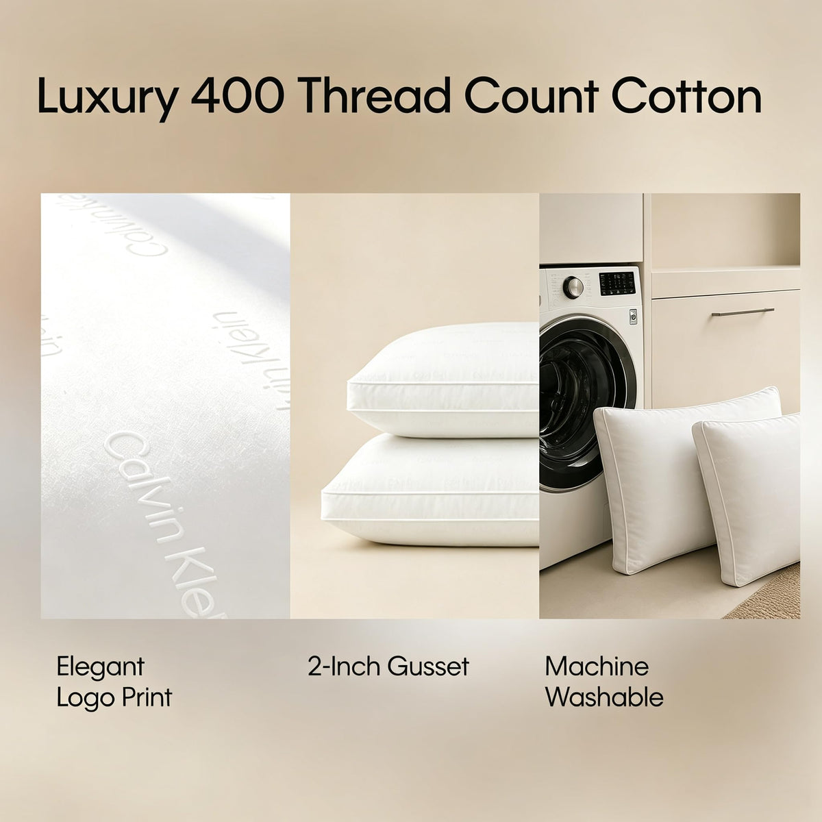 King Size Set of 2 Down Alternative Pillow U9632