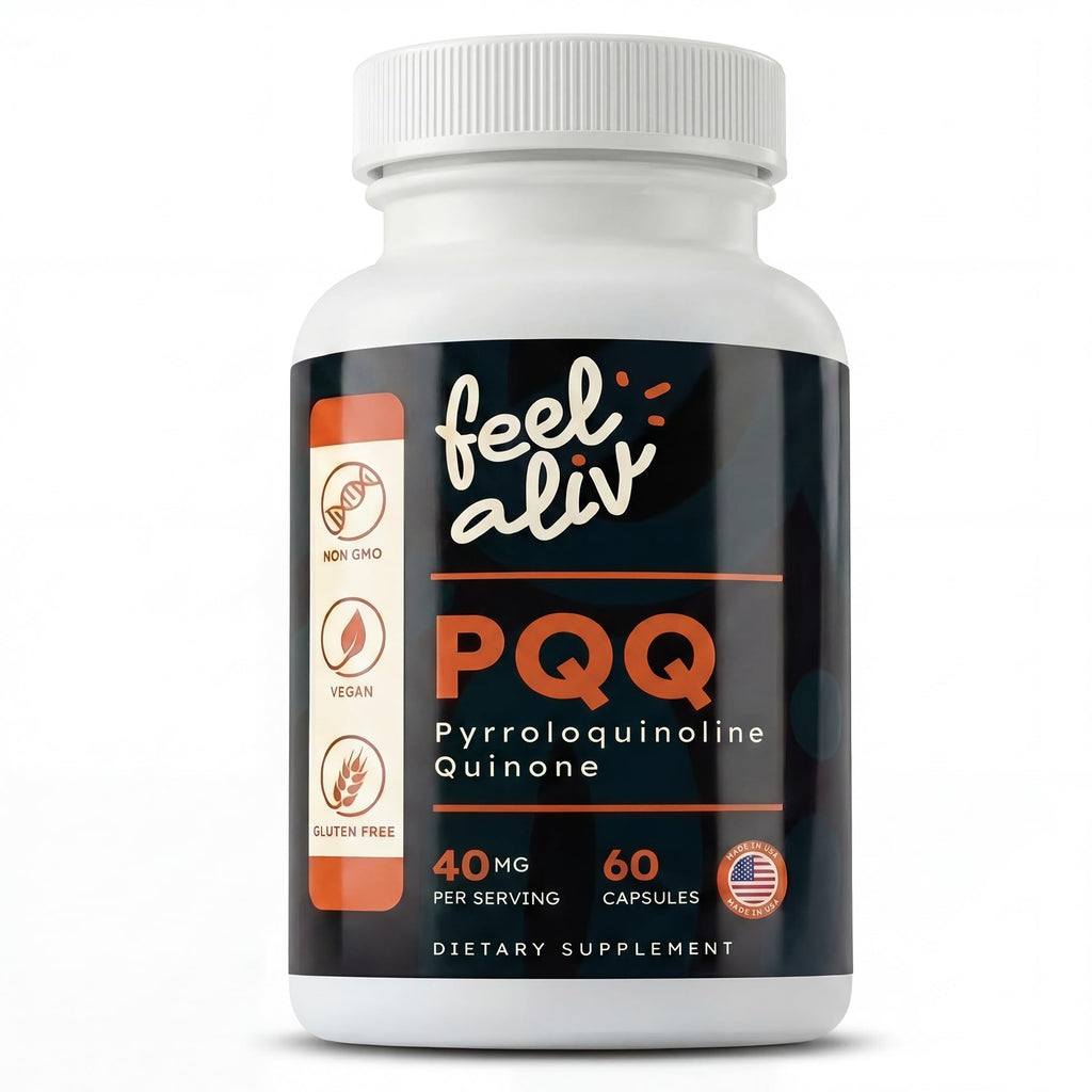 PQQ Supplement 40mg Vegan 60 Capsules L9240