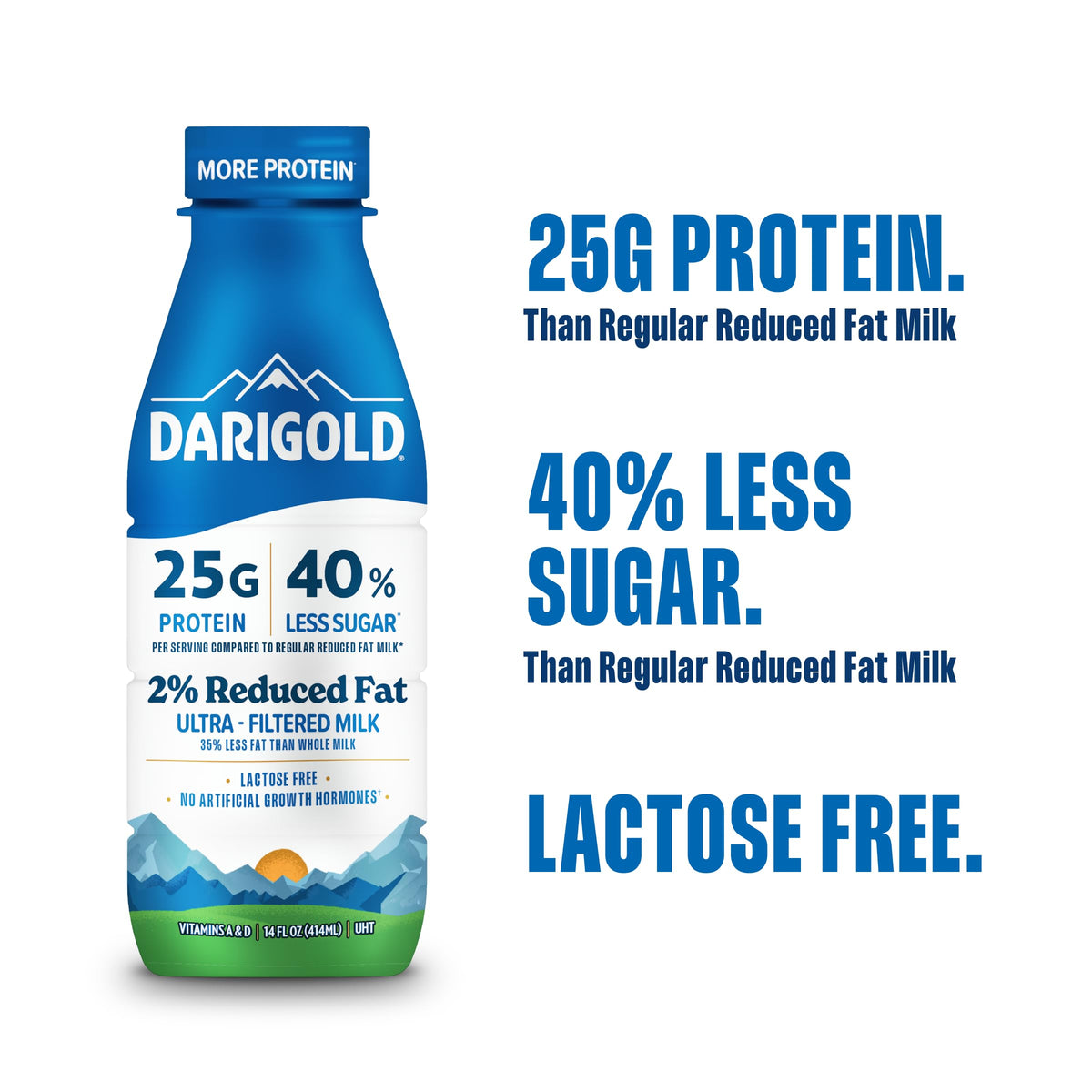 2 Percent High Protein Low Fat Lactose Free Milk 14oz 12 Pack G26464