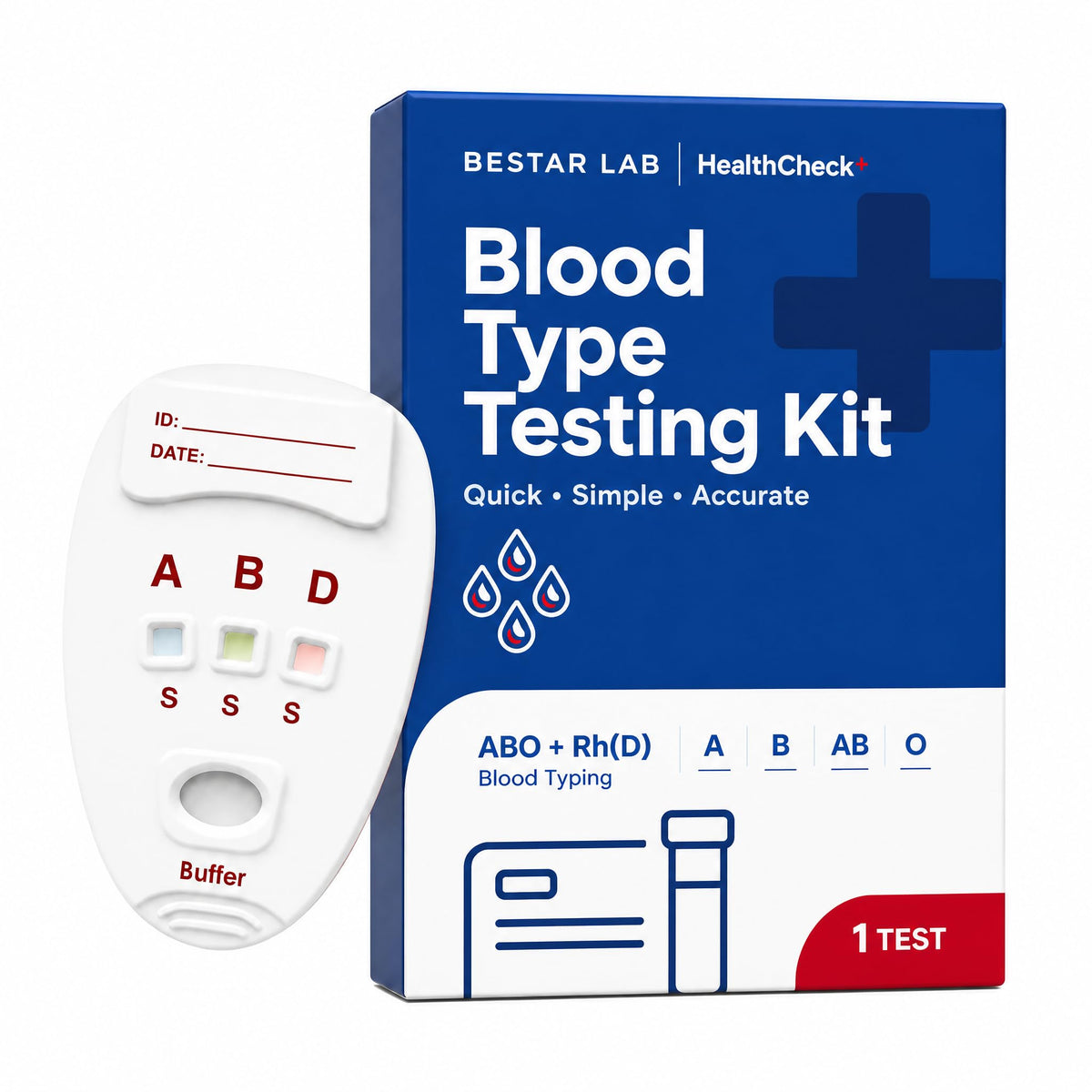 Blood Type Testing Kit (8-Type) G475