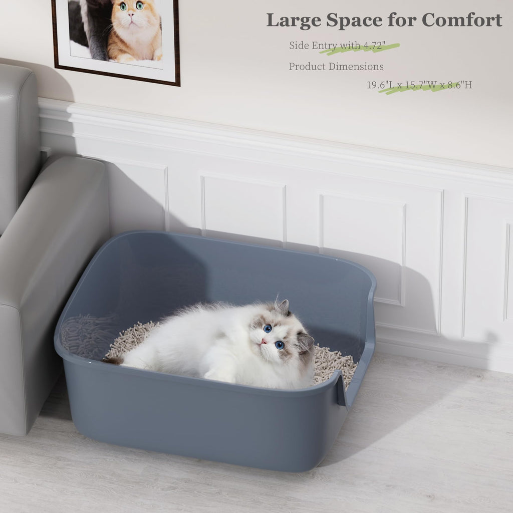 Large High Sided Anti-Splashing Cat Litter Box K34331
