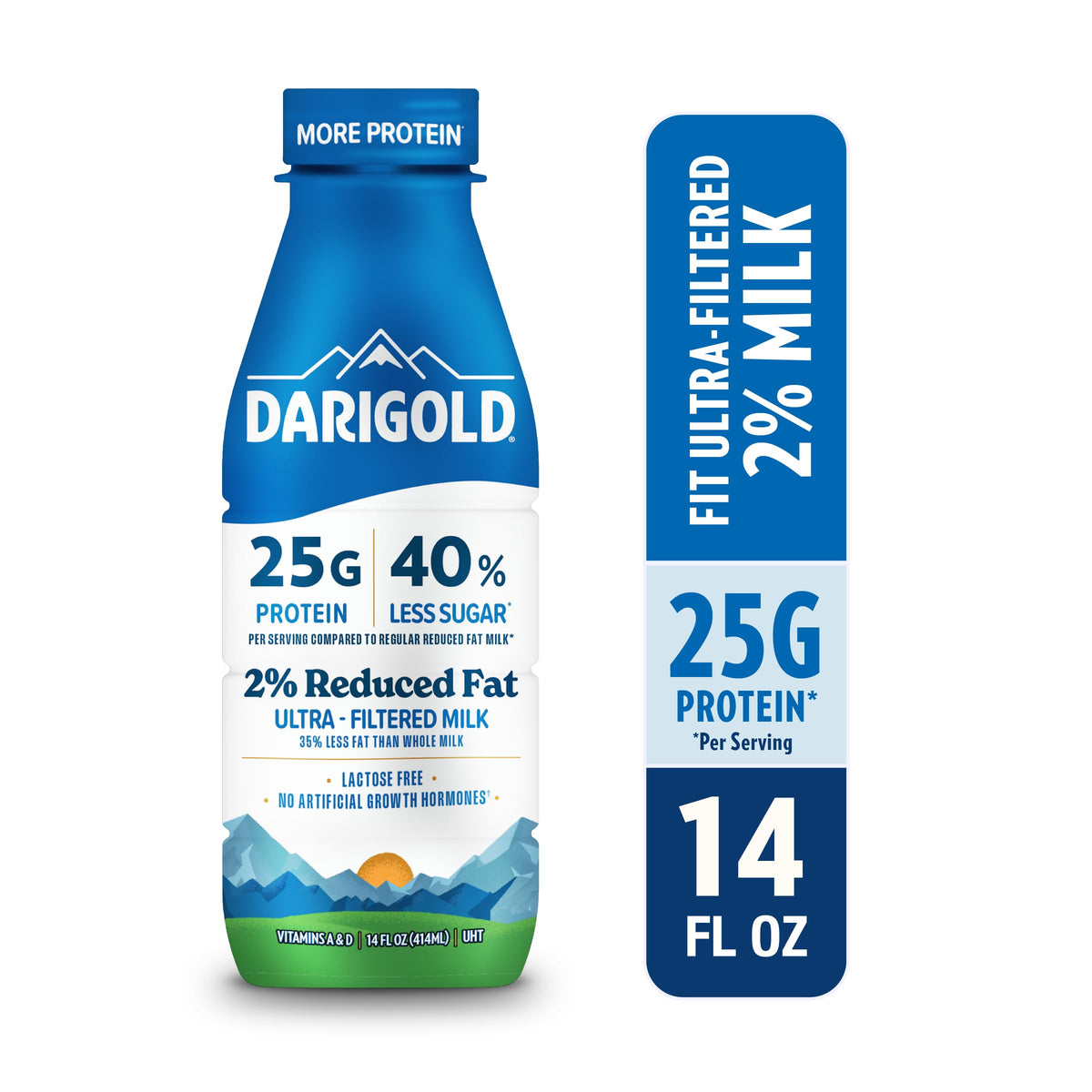 2 Percent High Protein Low Fat Lactose Free Milk 14oz 12 Pack G26464