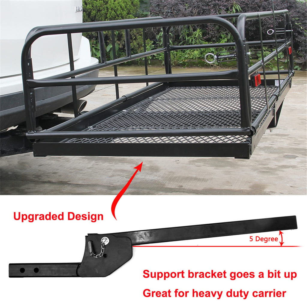 Heavy Duty Folding Hitch Mount Cargo Carrier 60" x 24" x 14.4" P92724