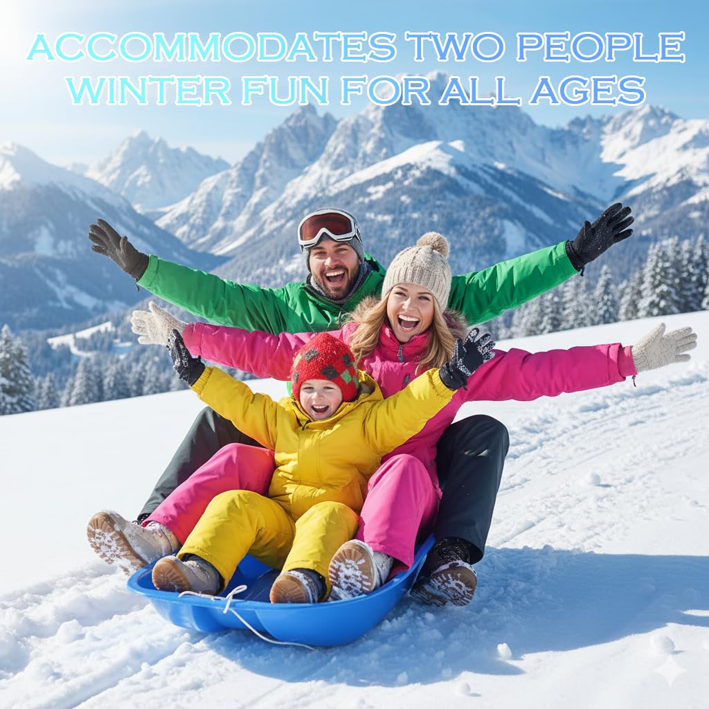 2-Person Sled 35" Toboggan Z901