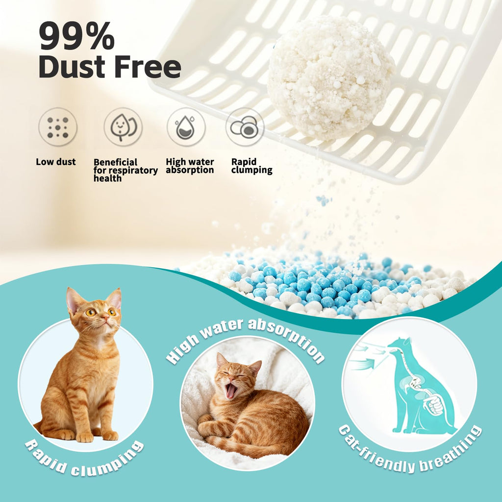 Cassava Cat Litter Odor Control Dust-Free Clumping P4585