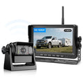 Wireless WiFi Magnetic Backup Camera 7" IPS Monitor HD 1080P Rechargeable Battery Y7031