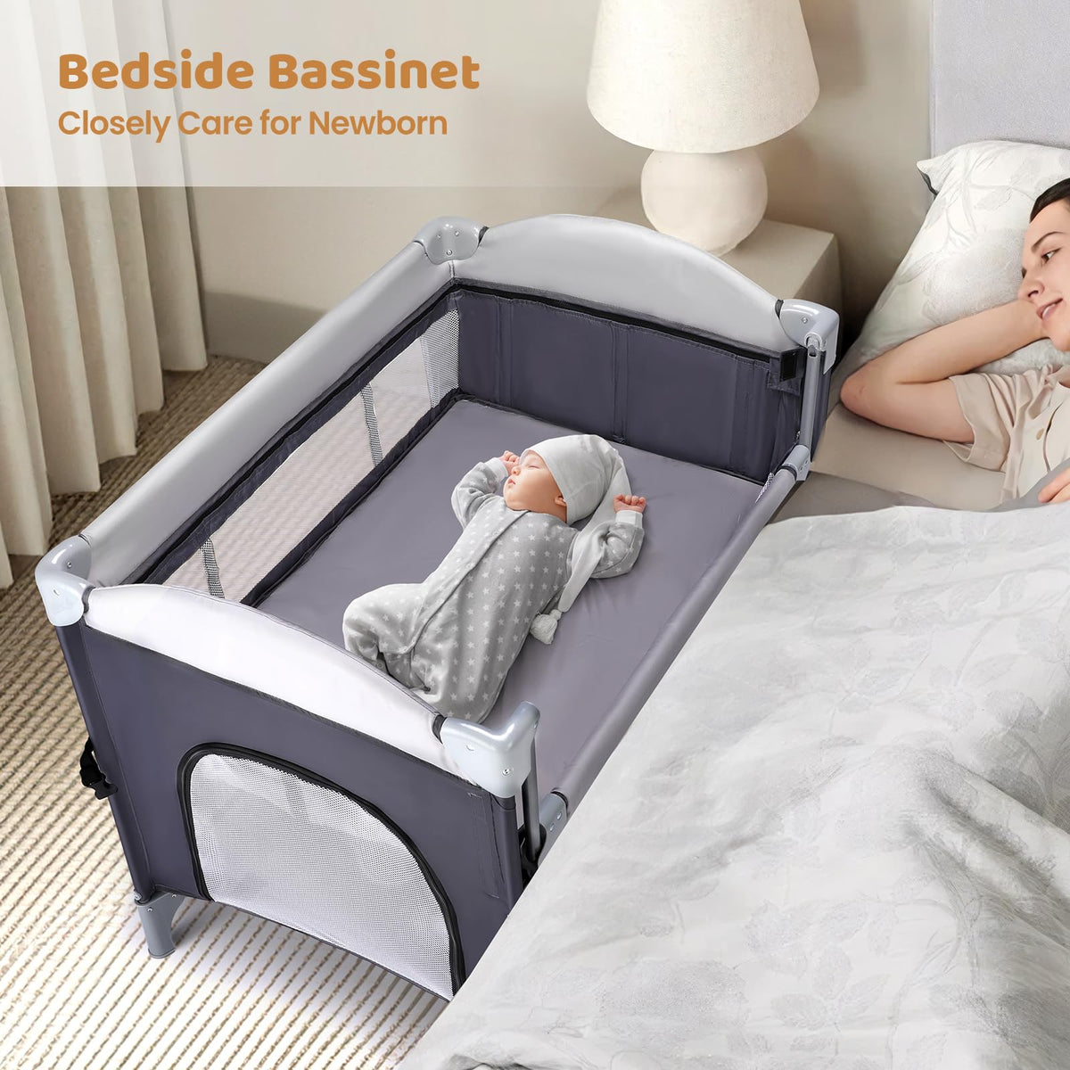 5 in 1 Pack and Play with Bassinet and Changing Table H165224