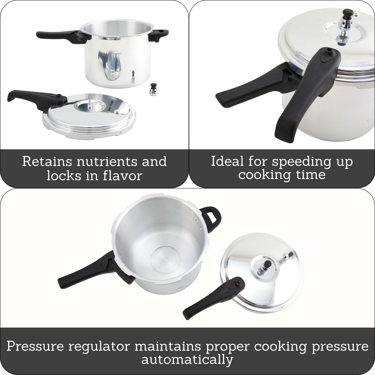 7 Quart Stovetop Aluminum Pressure Cooker C3599