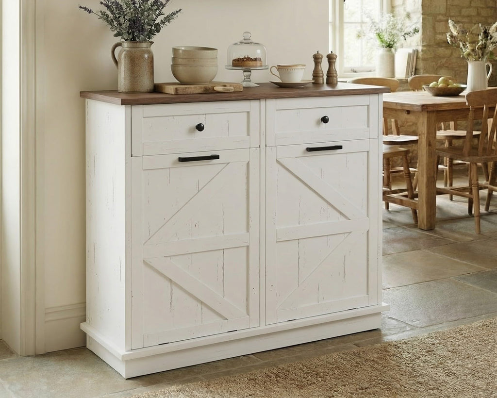 Double 10-Gal Tilt Out Trash Cabinet L559143