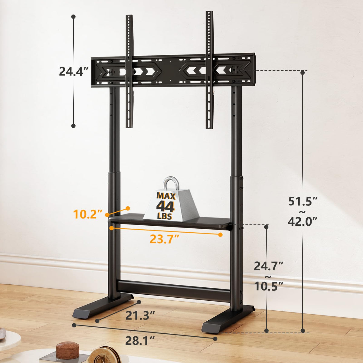 Heavy Duty Rolling TV Stand for 55-100 inch TVs I8926