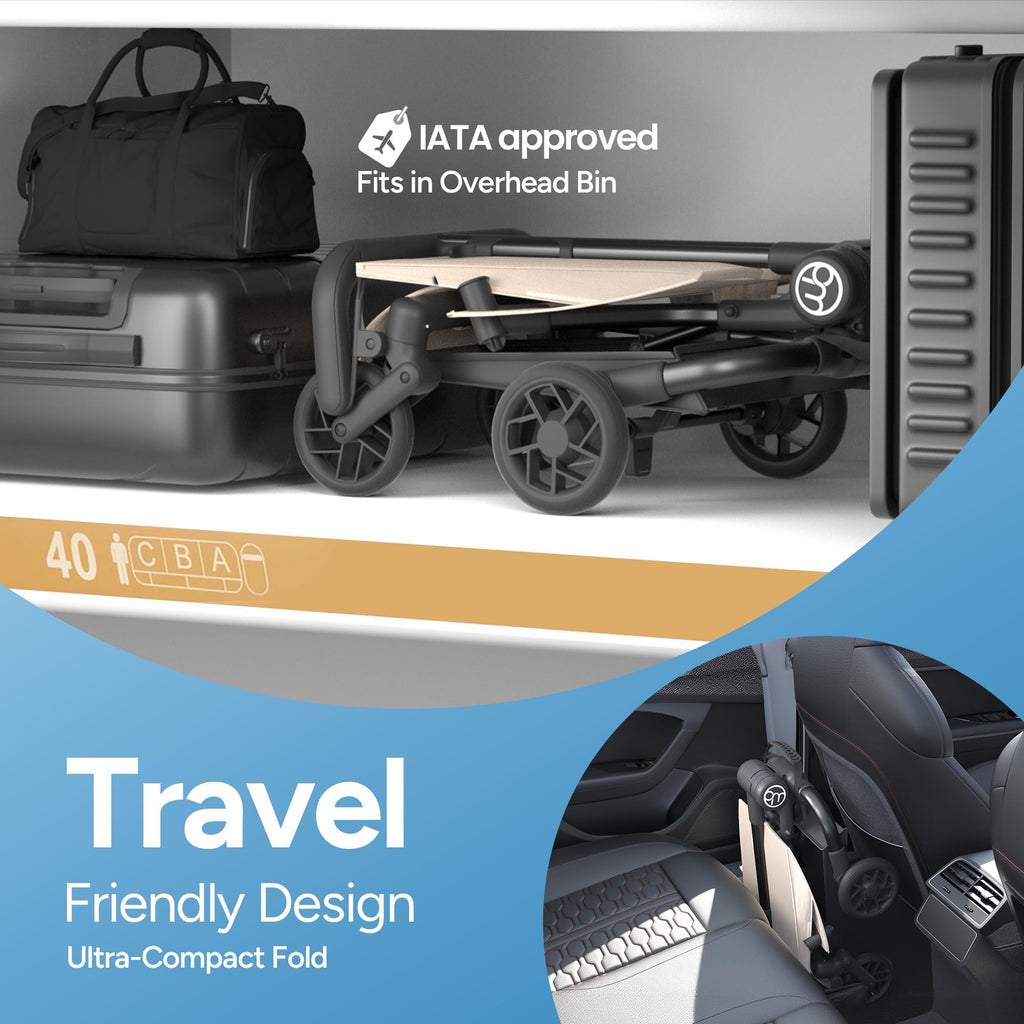 Ultra-Lightweight Travel Stroller 9.8lbs H464423