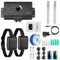 Electric Dog Fence System for 2 Dogs with 2 Waterproof Receiver Collars S989018